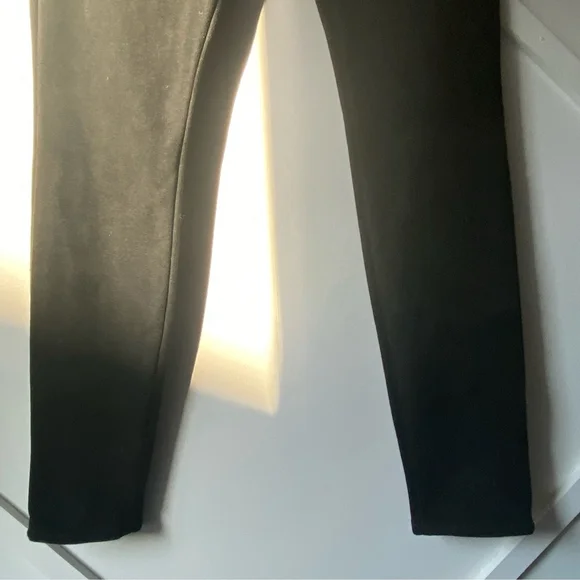 Mother High Waisted Looker in Tricks Of The Trade Black Faux Suede - 28